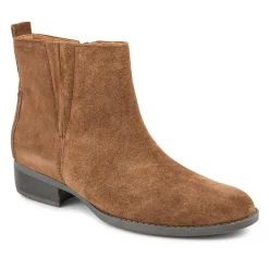 Gibside Gabor Leather Ankle Boots - Brown