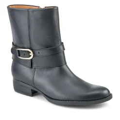 Ginger Gabor Leather Zip Fasten Boots - Black