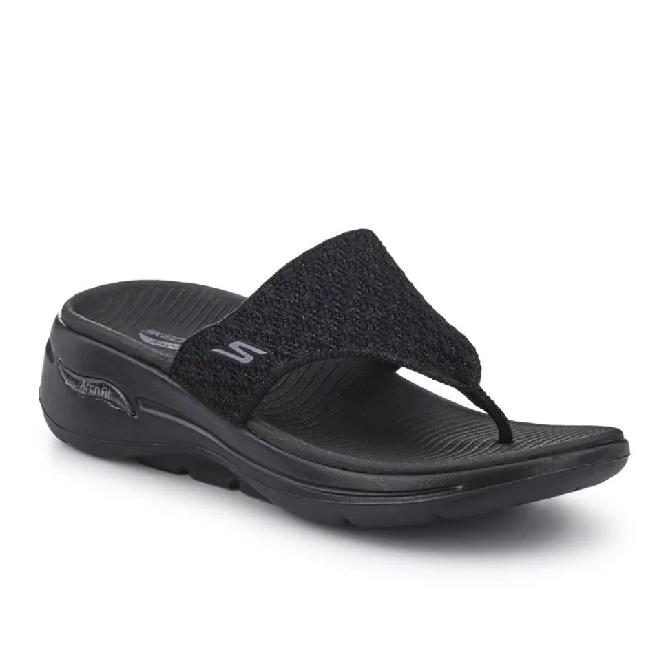 Go Walk Arch Fit Sandals - Black