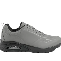 Grippy Lace-Up Trainers - Grey