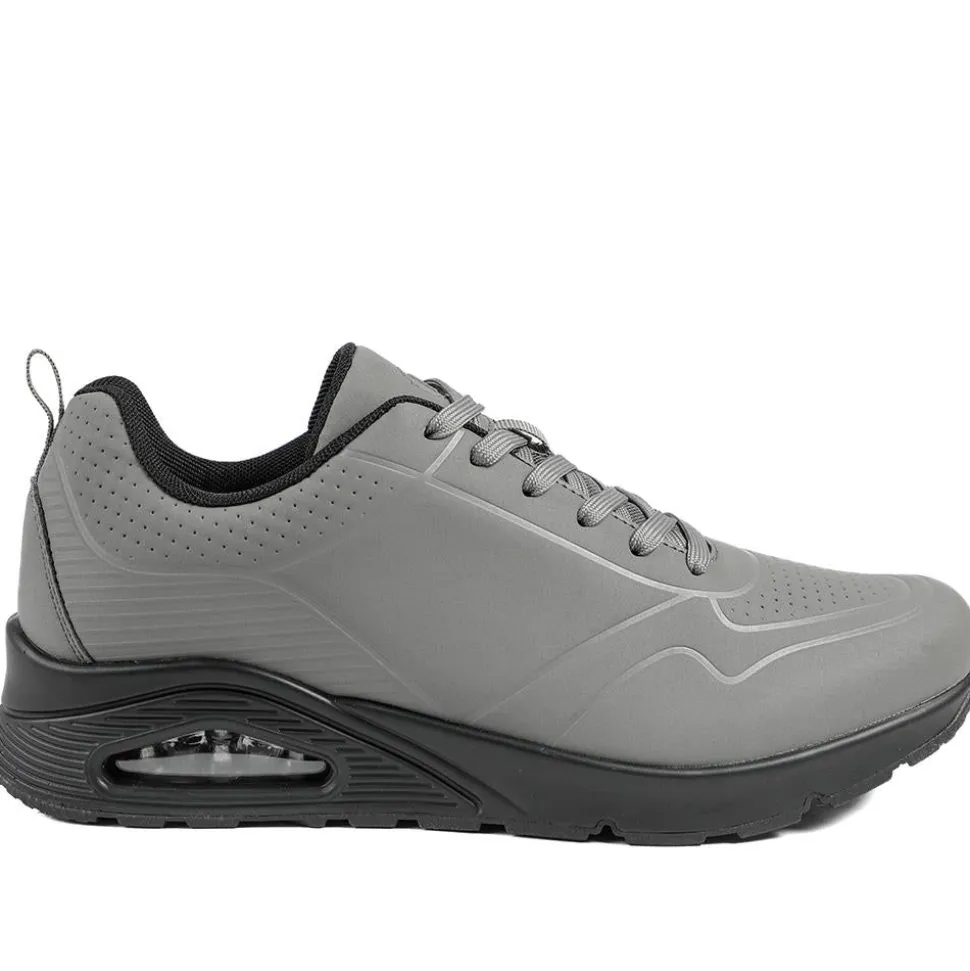 Grippy Lace-Up Trainers - Grey