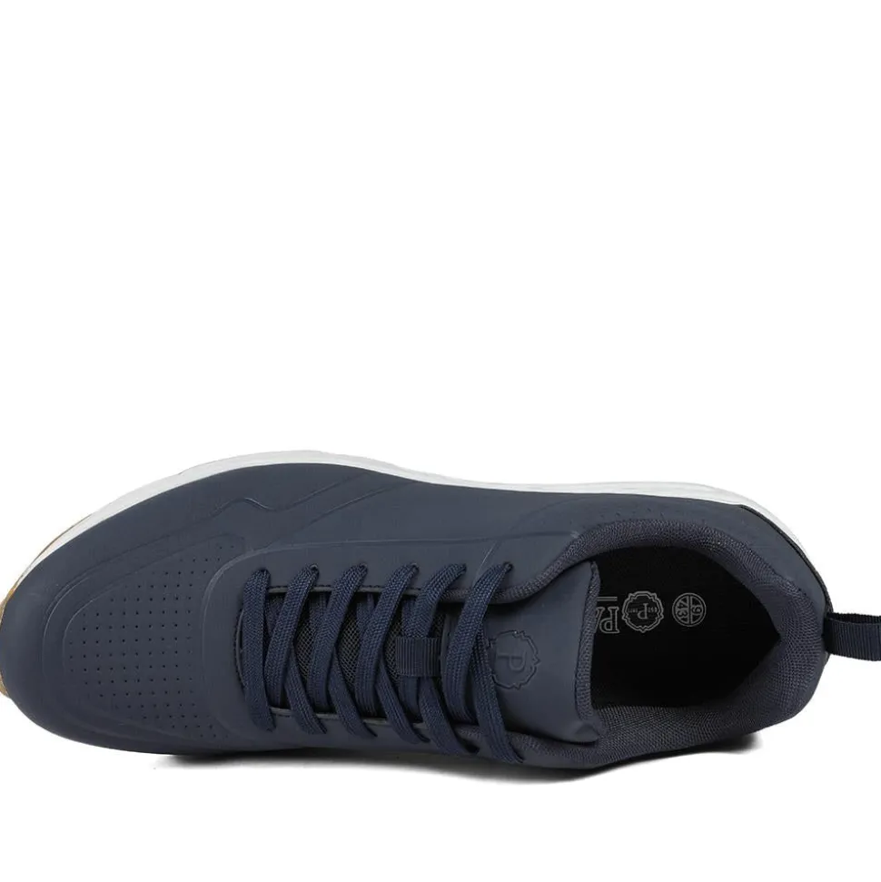 Grippy Lace-Up Trainers - Navy