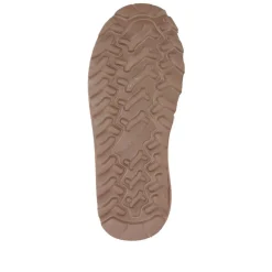 Grippy-Soled Elastic Ankle Boots - Khaki