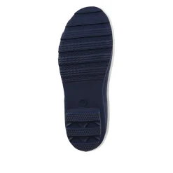 Grip Sole Rubber Wellies - Navy Floral