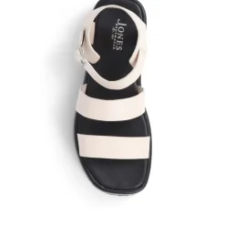 Hailey Leather Platform Sandals - Off White