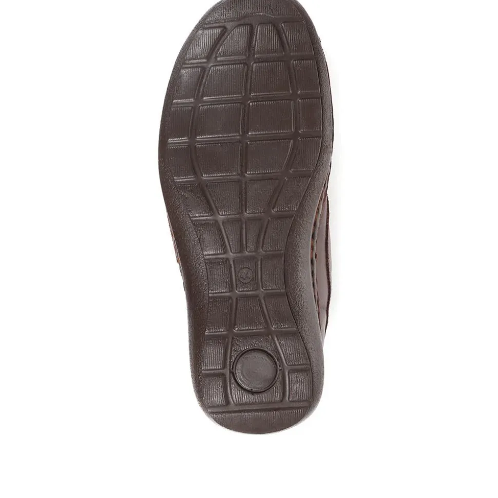 Handmade Leather Shoes - Dark Brown