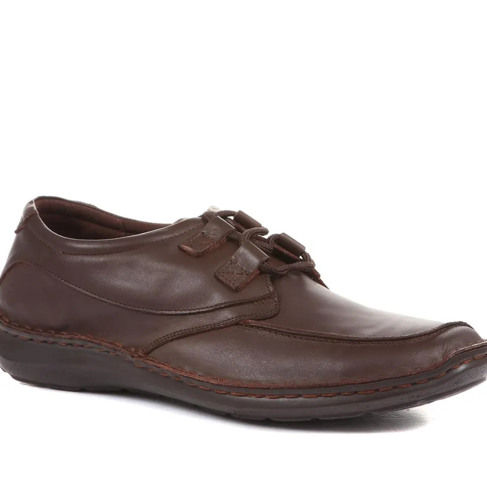 Handmade Leather Shoes - Dark Brown