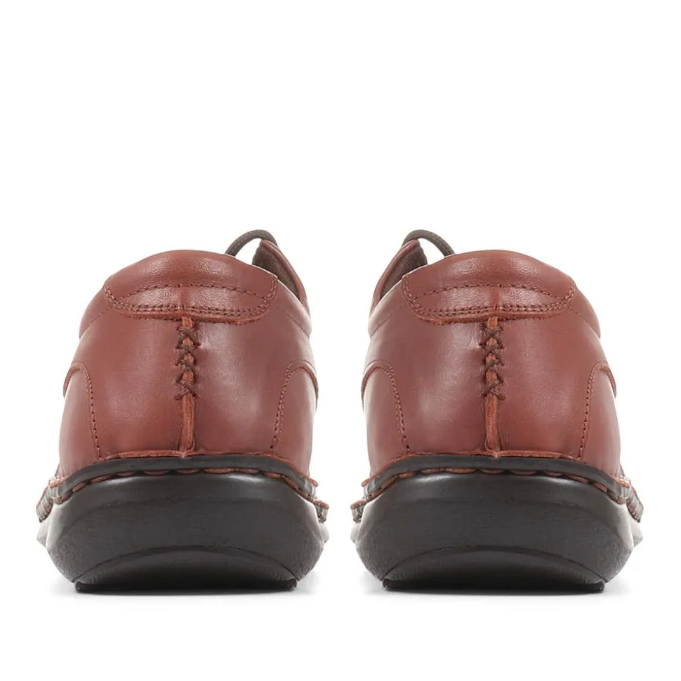 Handmade Leather Shoes - Tan
