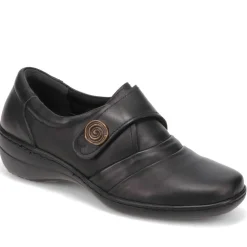 Handmade Leather Shoe with One Touch Strap - Black