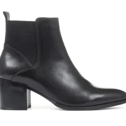 Harlow Block Heel Ankle Boots - Black