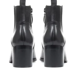 Harlow Block Heel Ankle Boots - Black
