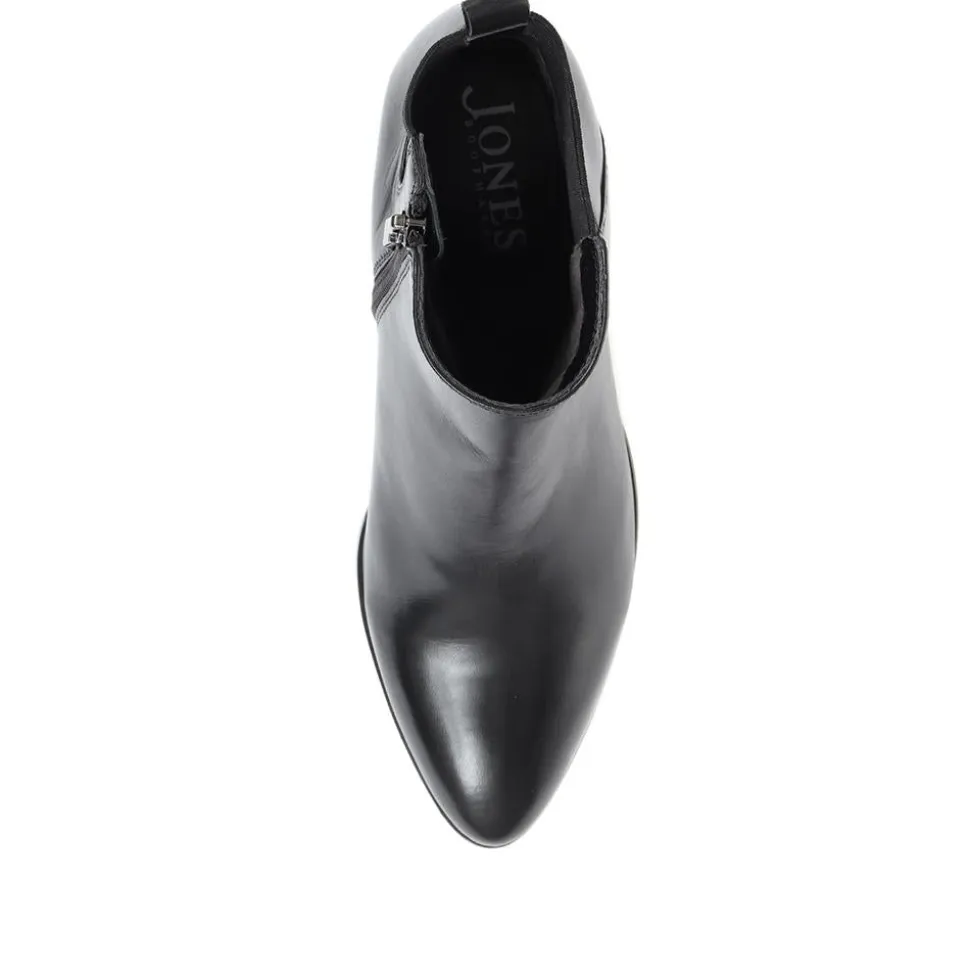 Harlow Block Heel Ankle Boots - Black