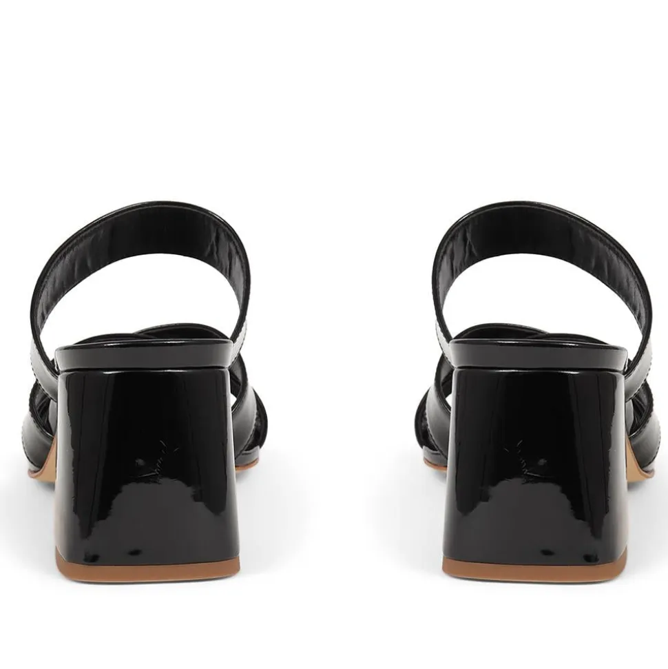 Harrietta Mule Sandals - Black