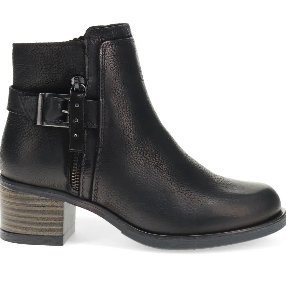 Heeled Ankle Boots - Black