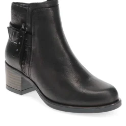 Heeled Ankle Boots - Black