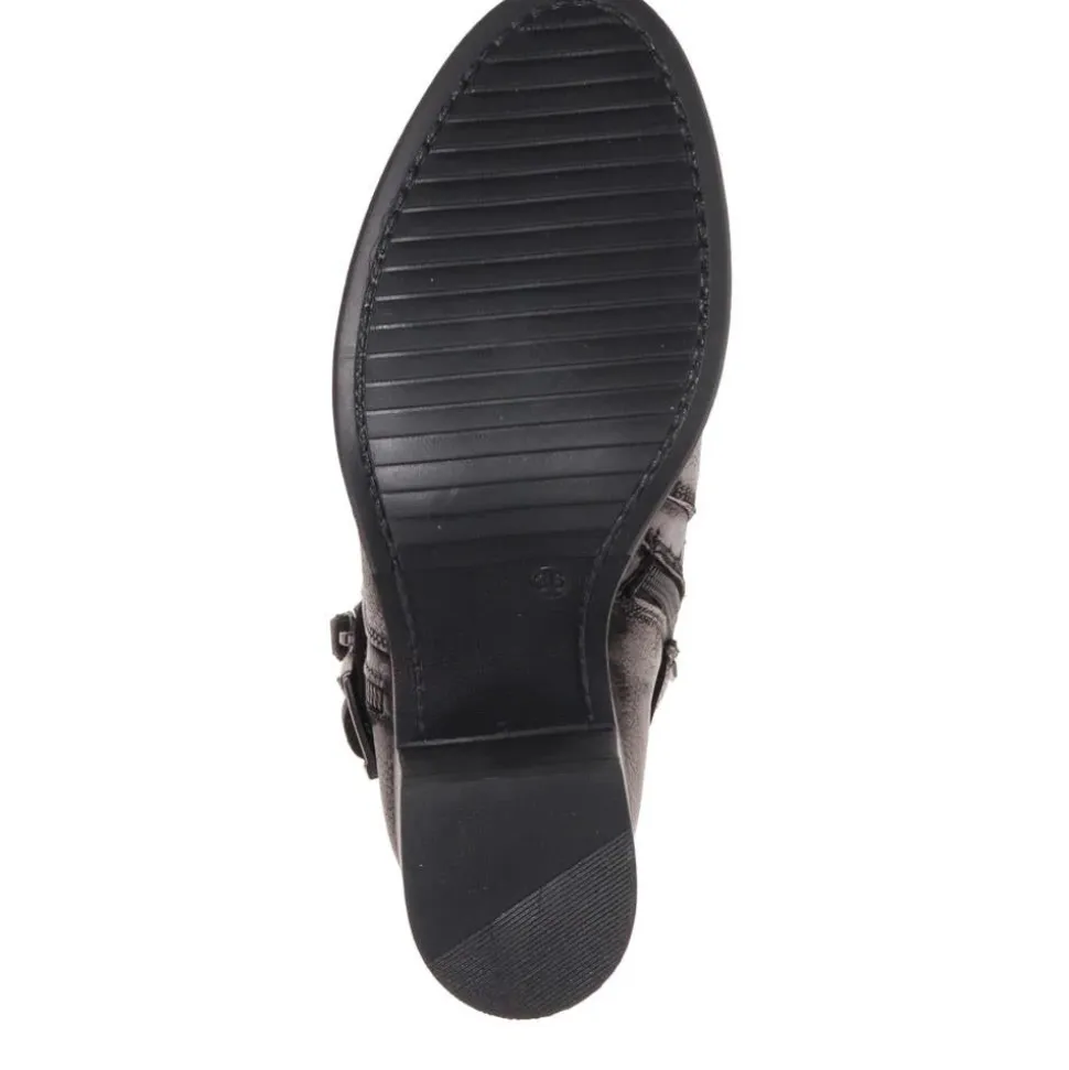 Heeled Ankle Boots - Black