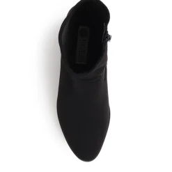 Heeled Ankle Boots - Black
