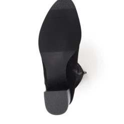 Heeled Ankle Boots - Black