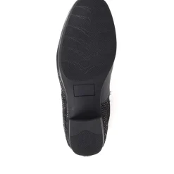 Heeled Leather Loafers - Black