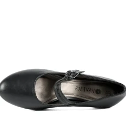 Heeled Mary Janes - Black