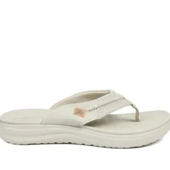 HeyDude Finn Flip Braided Flip Flops - Beige