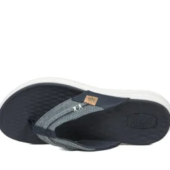 HeyDude Finn Flip Braided Flip Flops - Navy