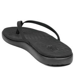 HeyDude Flat Toe Post Flip Flops - Black
