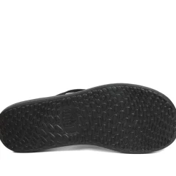 HeyDude Flat Toe Post Flip Flops - Black