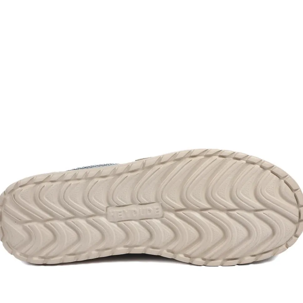 HeyDude Mikka Braided Textile Loafers - Navy