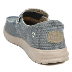 HeyDude Mikka Braided Textile Loafers - Navy