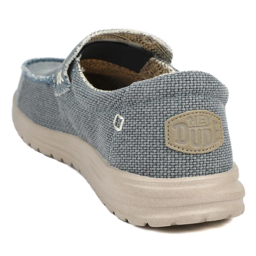 HeyDude Mikka Braided Textile Loafers - Navy
