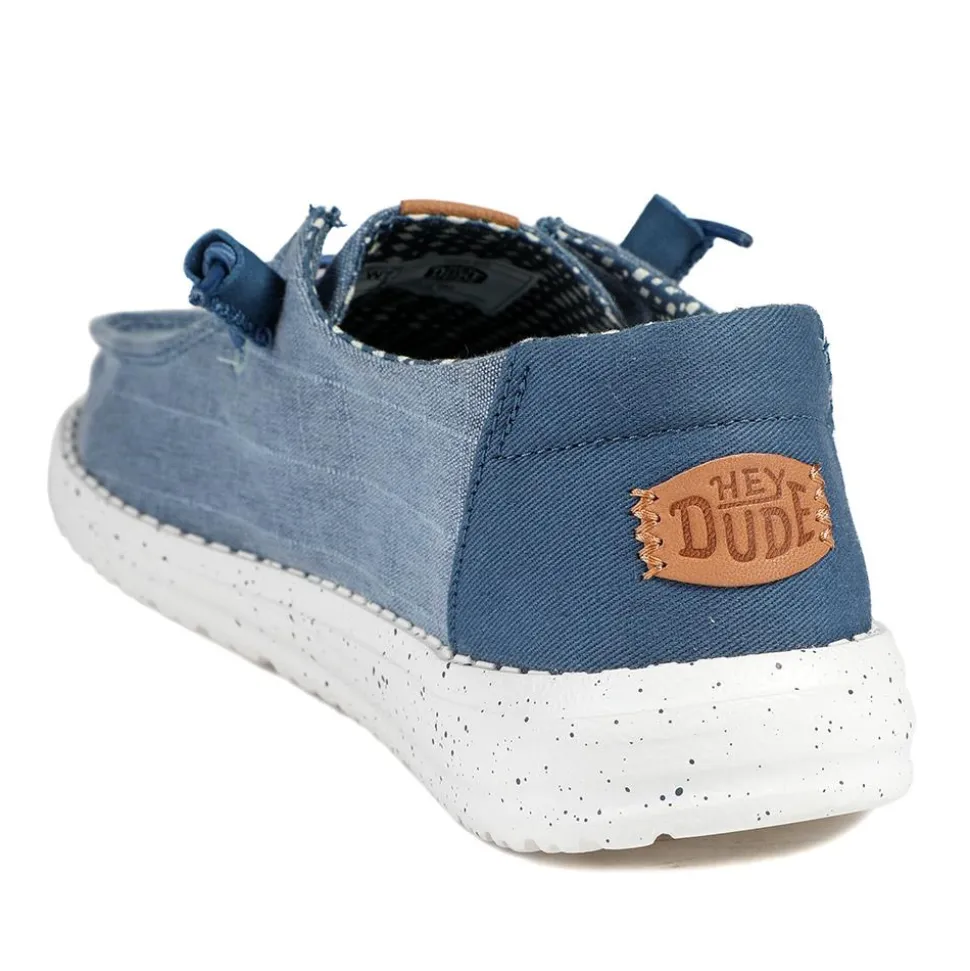 HeyDude Wendy Lace Up Shoes - Blue
