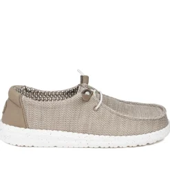 HeyDude Wendy Stretch Mesh Shoes - Beige