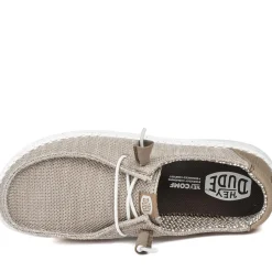 HeyDude Wendy Stretch Mesh Shoes - Beige