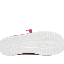 HeyDude Wendy Stretch Sox Shoes - Fuschia