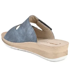 Inblu Dual Adjustable Fasten Strap Sandals - Blue