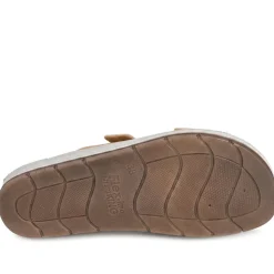 Inblu Dual Touch Fasten Strap Sandals - Brown