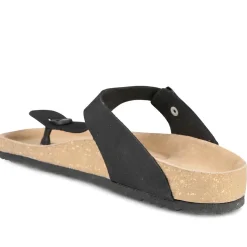 Inblu Nero Toe Post Sandals - Black