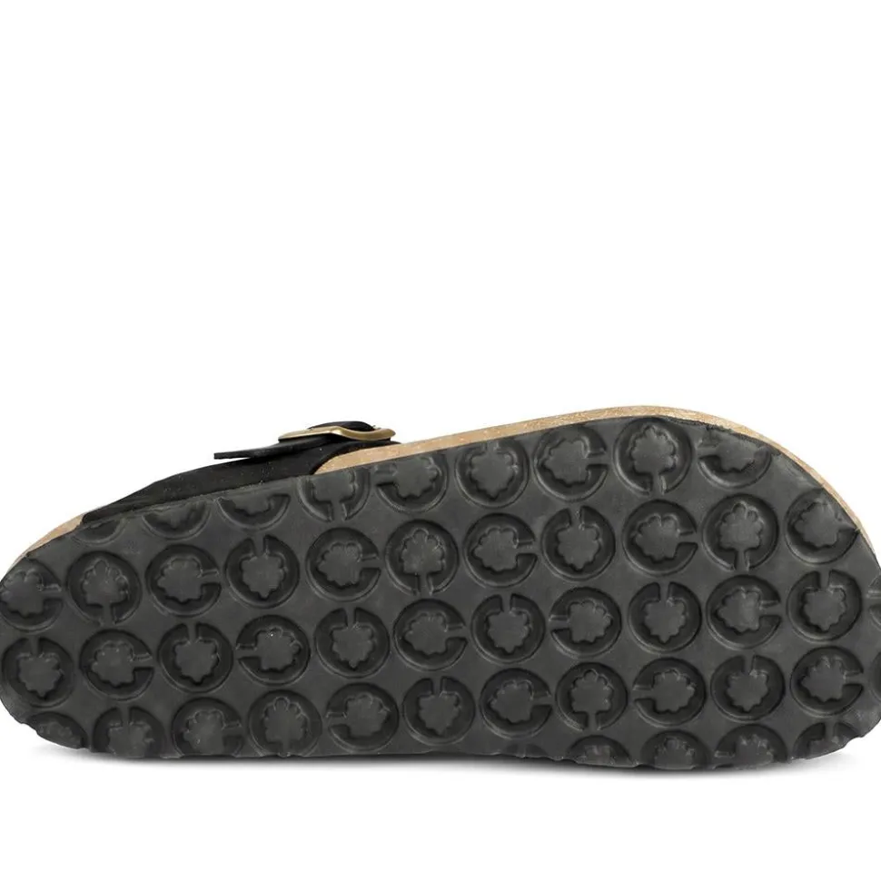 Inblu Nero Toe Post Sandals - Black