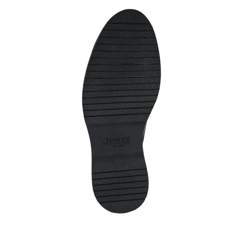Jameson All-Leather Smart Lace Up Shoes - Black Grain