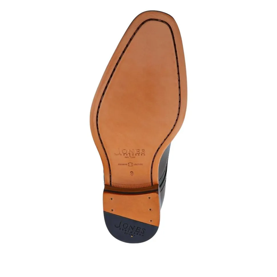 Jammer Smart Leather Lace-Up Shoes - Dark Brown