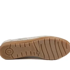 Jewel Detail Slip On Comfort Pumps - Gold