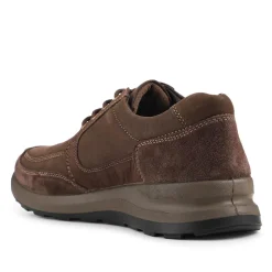 Josef Seibel Chunky Leather Water-Resistant Shoes - Dark Brown