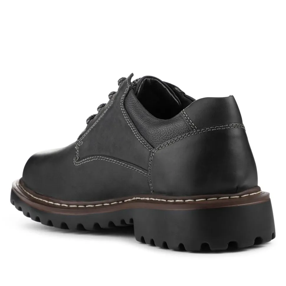 Josef Seibel Leather Water-Resistant Shoes - Black