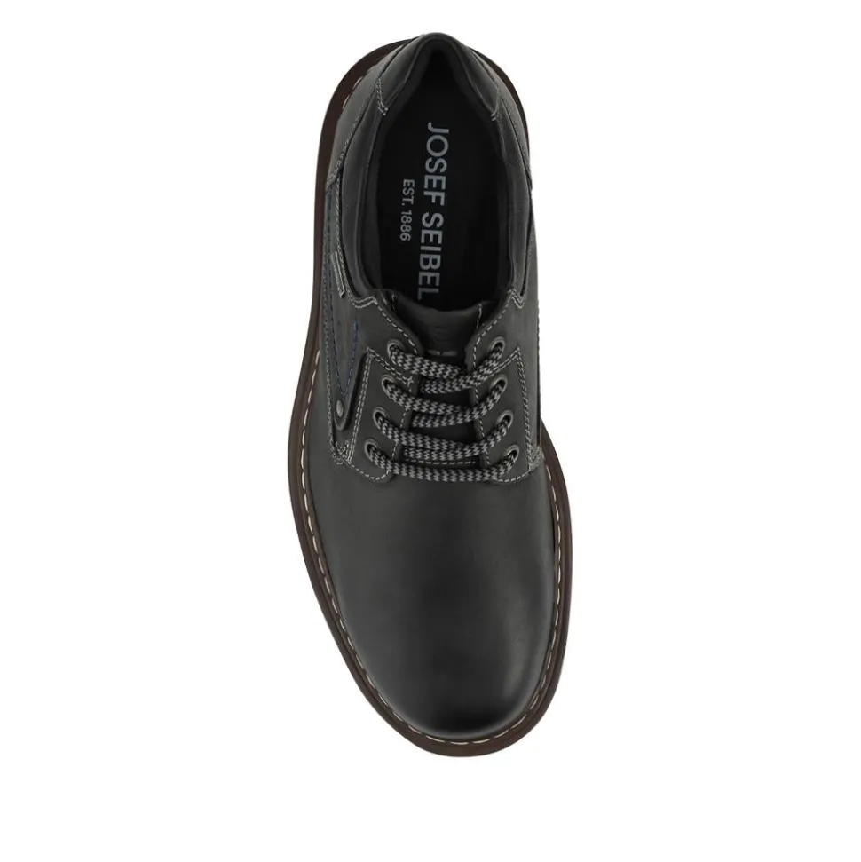Josef Seibel Leather Water-Resistant Shoes - Black