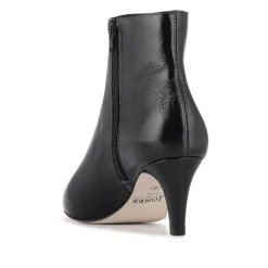 Kamryn Leather Stiletto-Heeled Ankle Boots - Black Patent