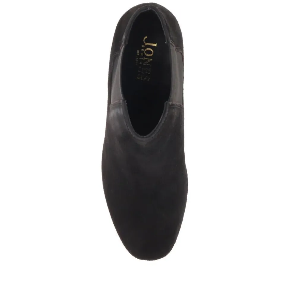 Katelyn Leather Ankle Boots - Black