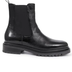 Kefalonia Leather Chelsea Boots - Black Patent