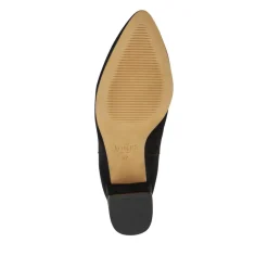 Keily Leather Pointed-Toe Boots - Black Suede
