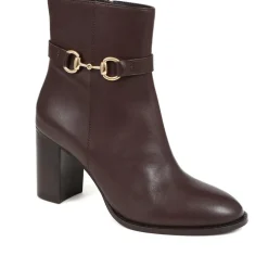 Kelda Heeled Ankle Boots - Brown